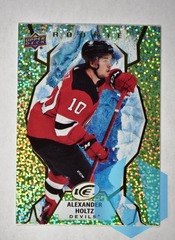 2021-22 UD Ice Green Diamonds Rookies #125 Alexander Holtz - New Jersey Devils